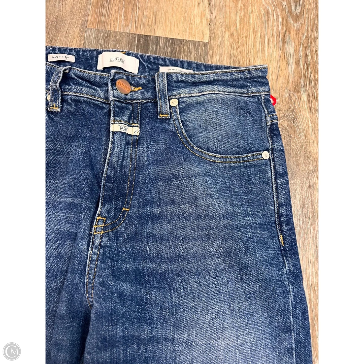 Jeans Straight By Closed In Blue Denim, Size: 4/27