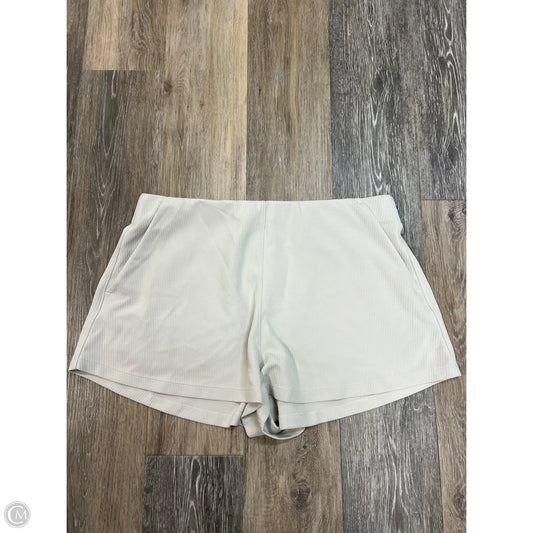 Athletic Shorts By Lululemon In Cream, Size: 14