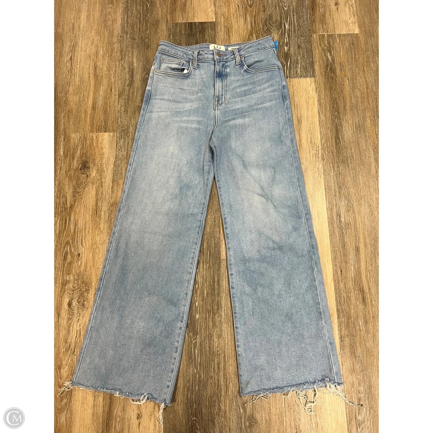 -Jeans Wide Leg By Letter to Juliet In Blue Denim, Size: 6/28