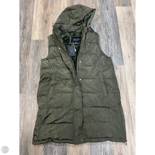 Vest Puffer & Quilted By Sweet Look In Green, Size: Xl