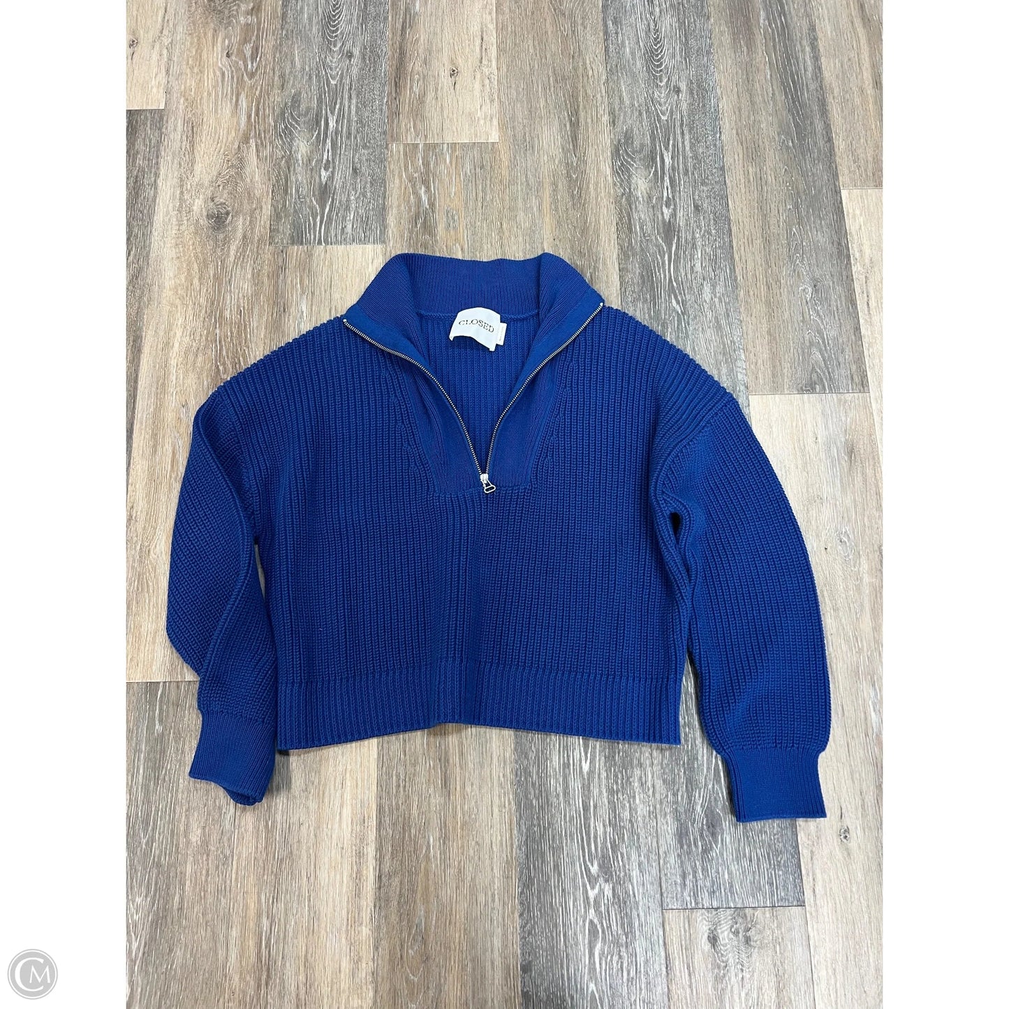 Sweater Designer By Closed In Blue, Size: S