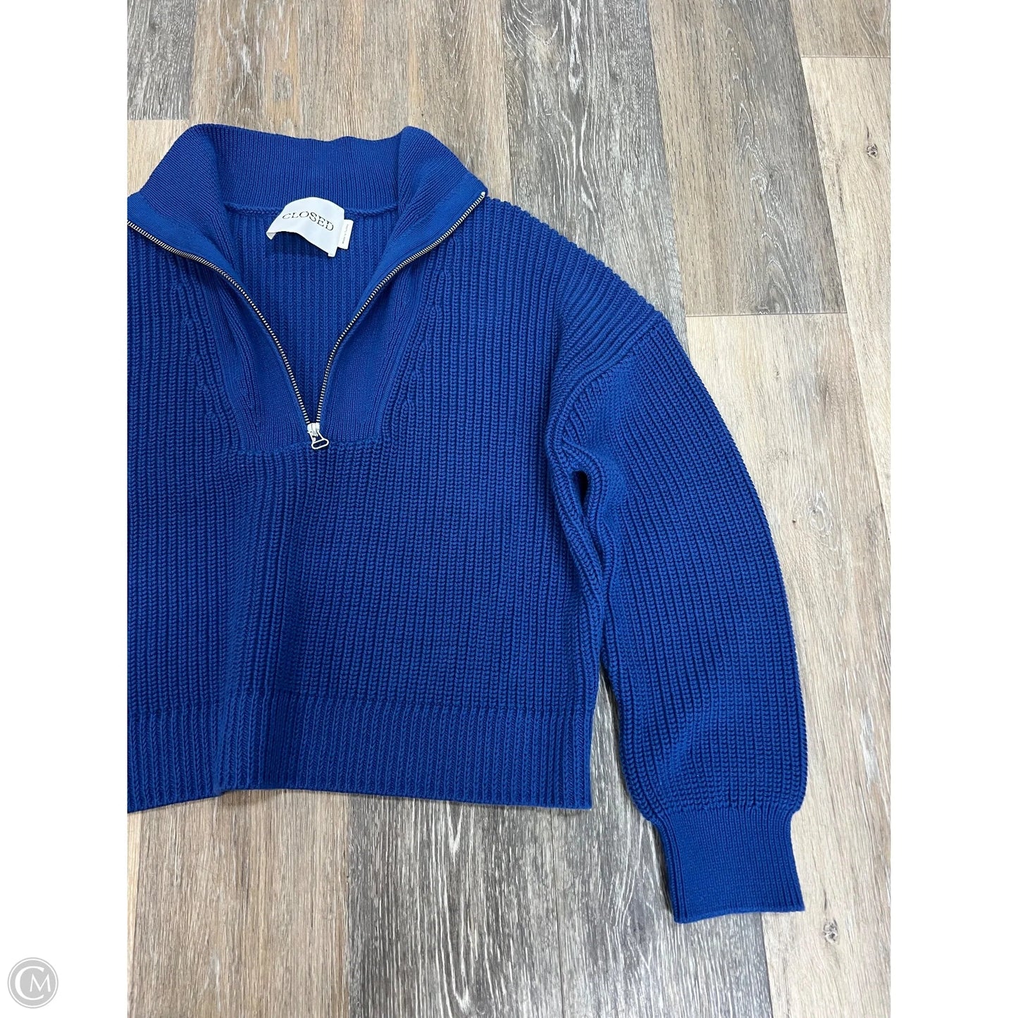Sweater Designer By Closed In Blue, Size: S