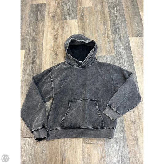 Sweatshirt Hoodie By Tna In Grey, Size: L