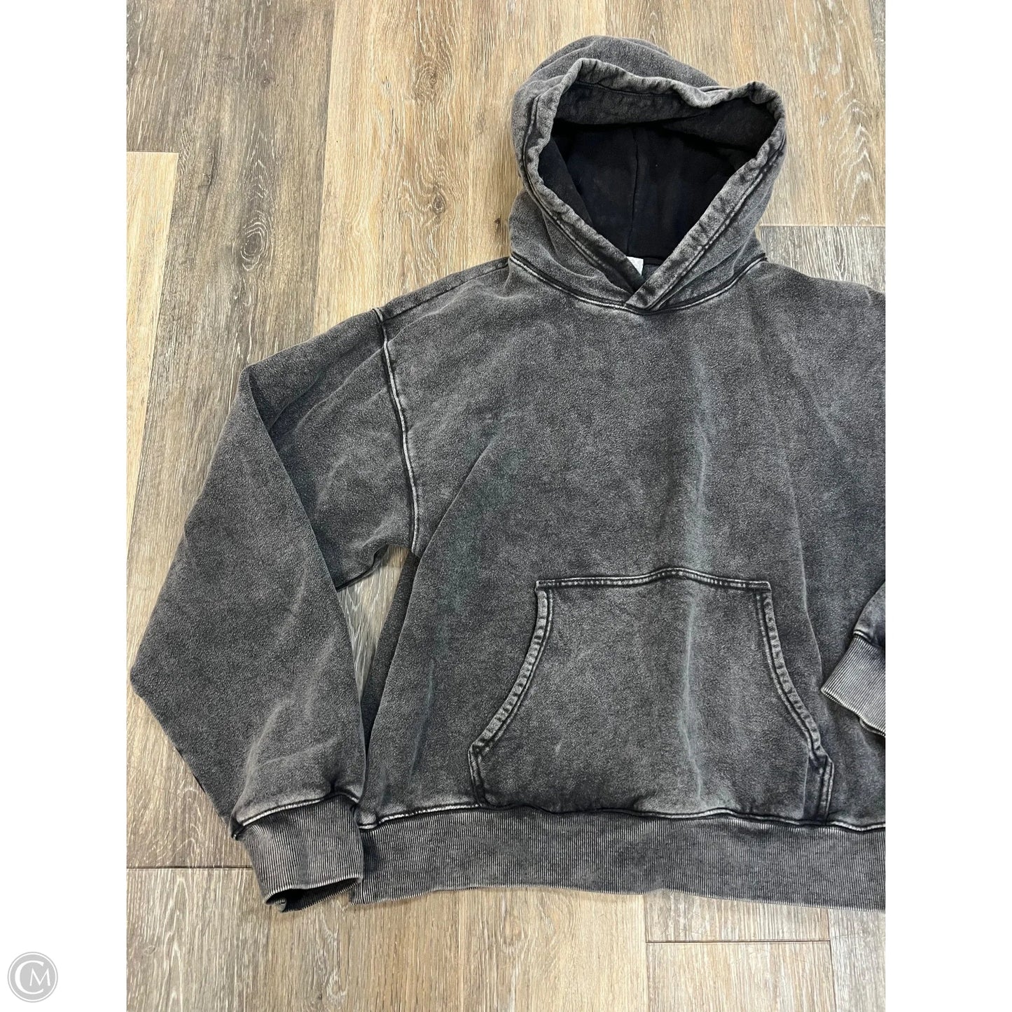 Sweatshirt Hoodie By Tna In Grey, Size: L
