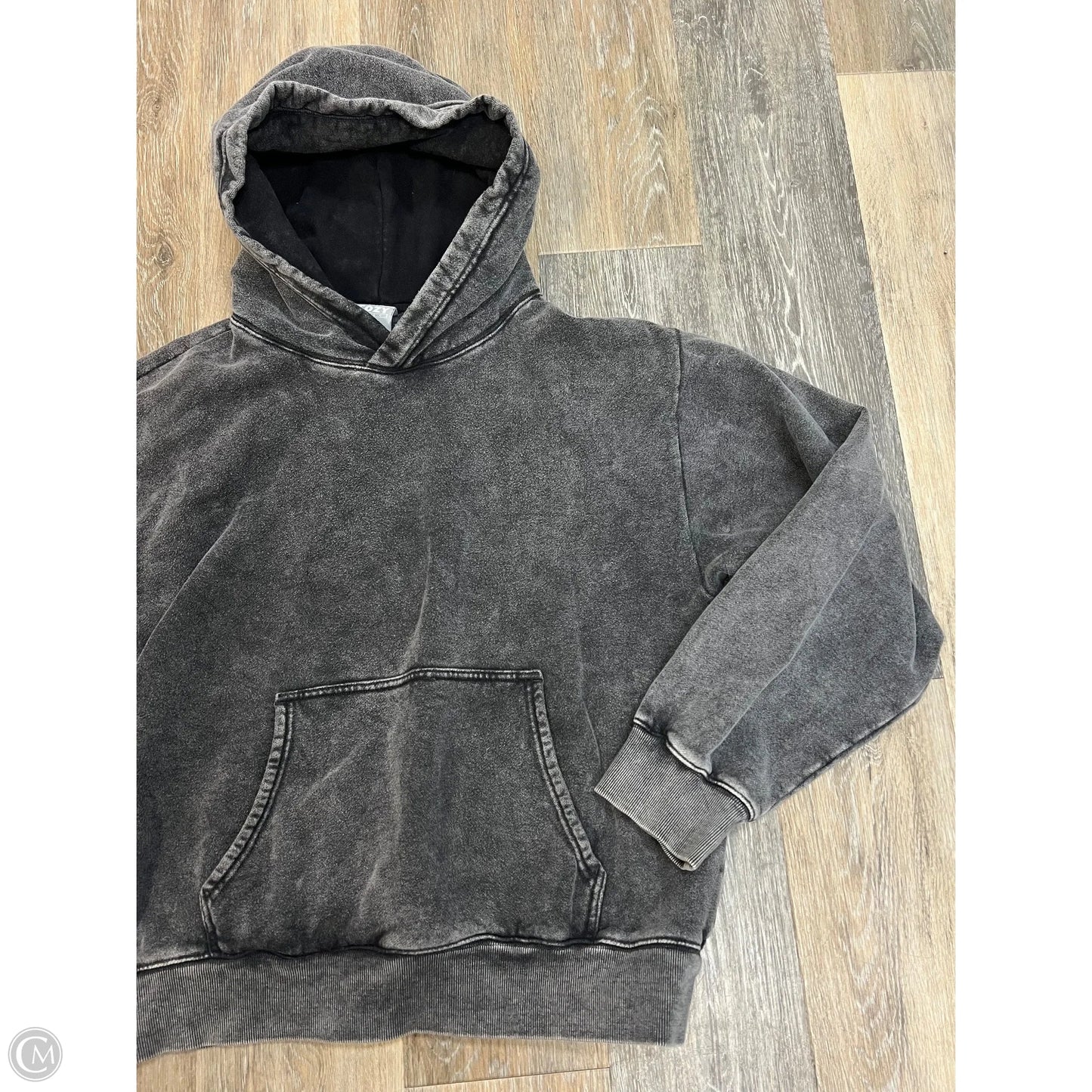 Sweatshirt Hoodie By Tna In Grey, Size: L