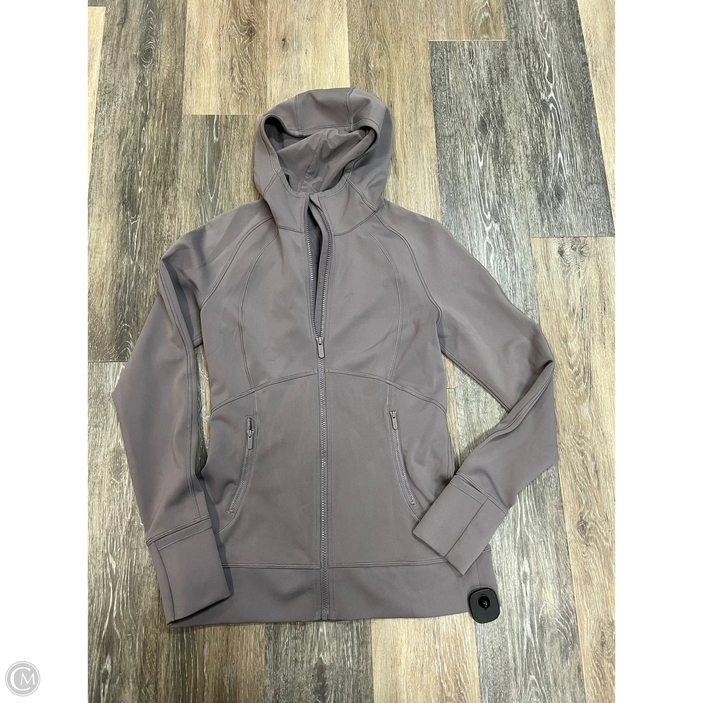 Athletic Jacket By Lululemon In Mauve, Size: 8
