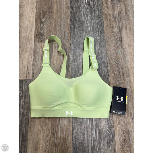 Athletic Bra By Under Armour In Green, Size: Xs