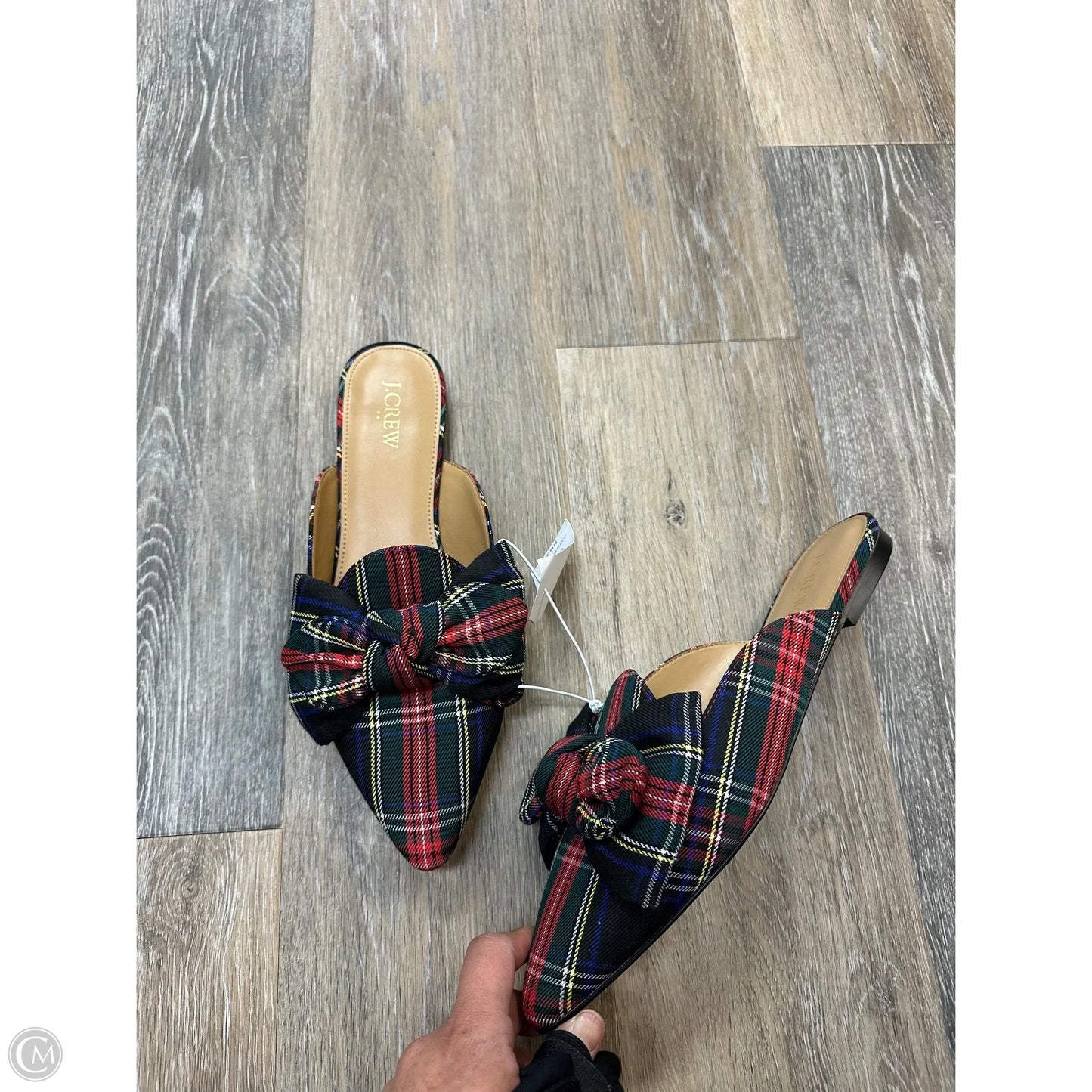 Shoes Flats By J. Crew In Plaid Pattern, Size: 9.5