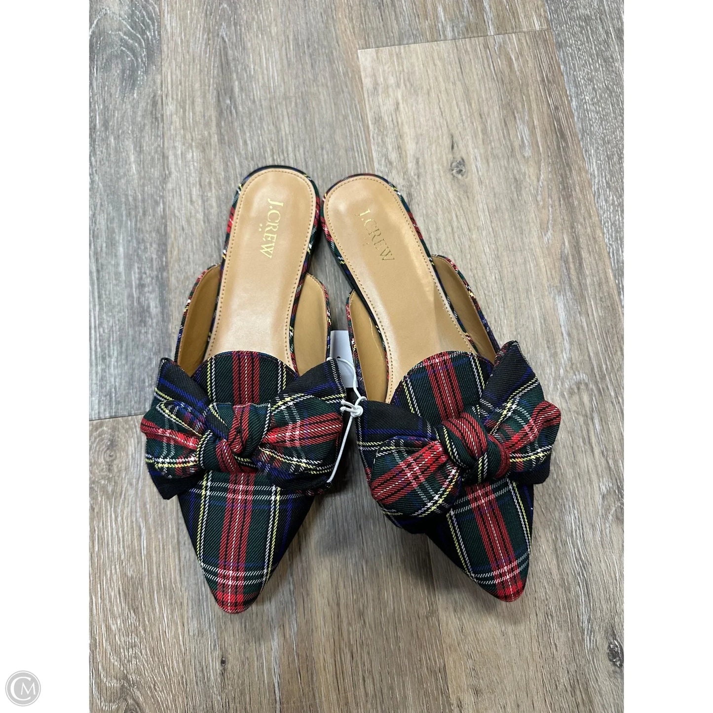 Shoes Flats By J. Crew In Plaid Pattern, Size: 9.5