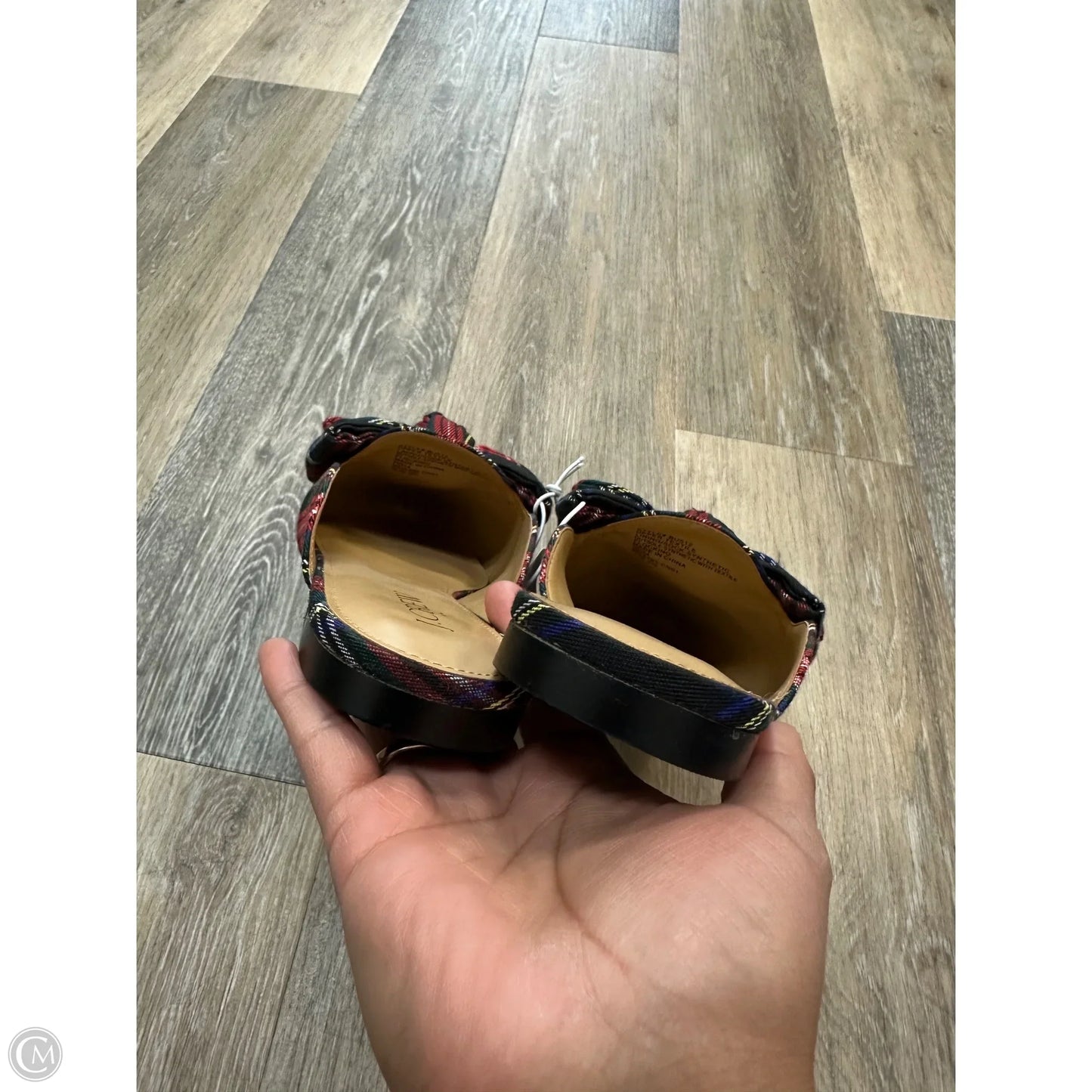 Shoes Flats By J. Crew In Plaid Pattern, Size: 9.5