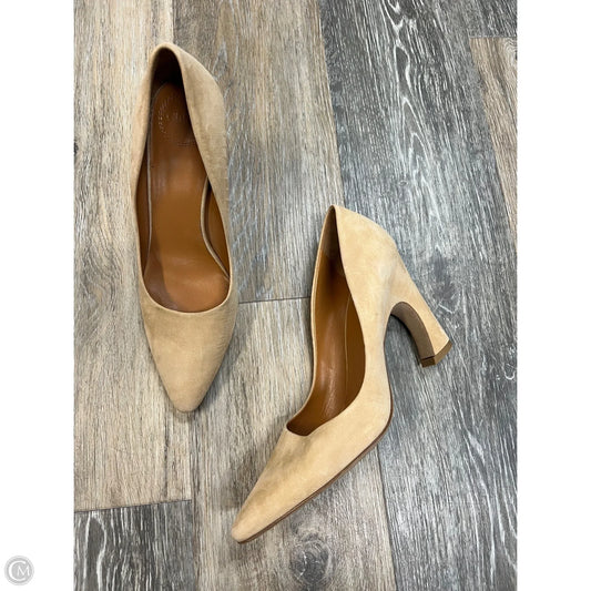 Shoes Luxury Designer By Chloe In Cream, Size: 8/38