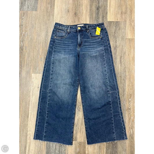 Jeans Wide Leg By Kut In Blue Denim, Size: 4