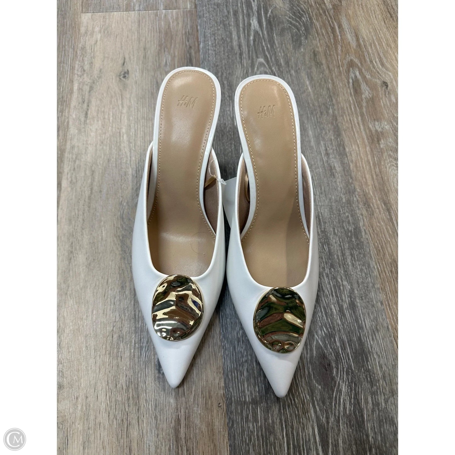 Shoes Heels Stiletto By H&m In White, Size: 8
