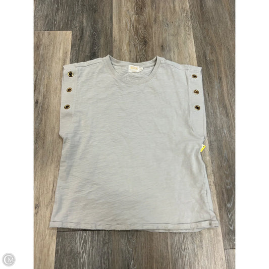 -Top Short Sleeve By Nation In Taupe, Size: M