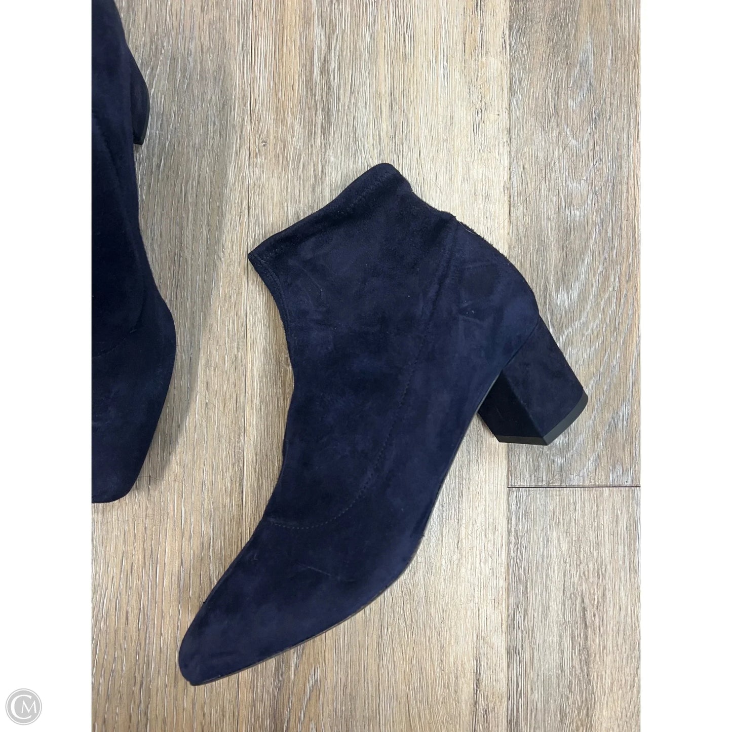 Boots Designer By Lk Bennett In Navy, Size: 7/37
