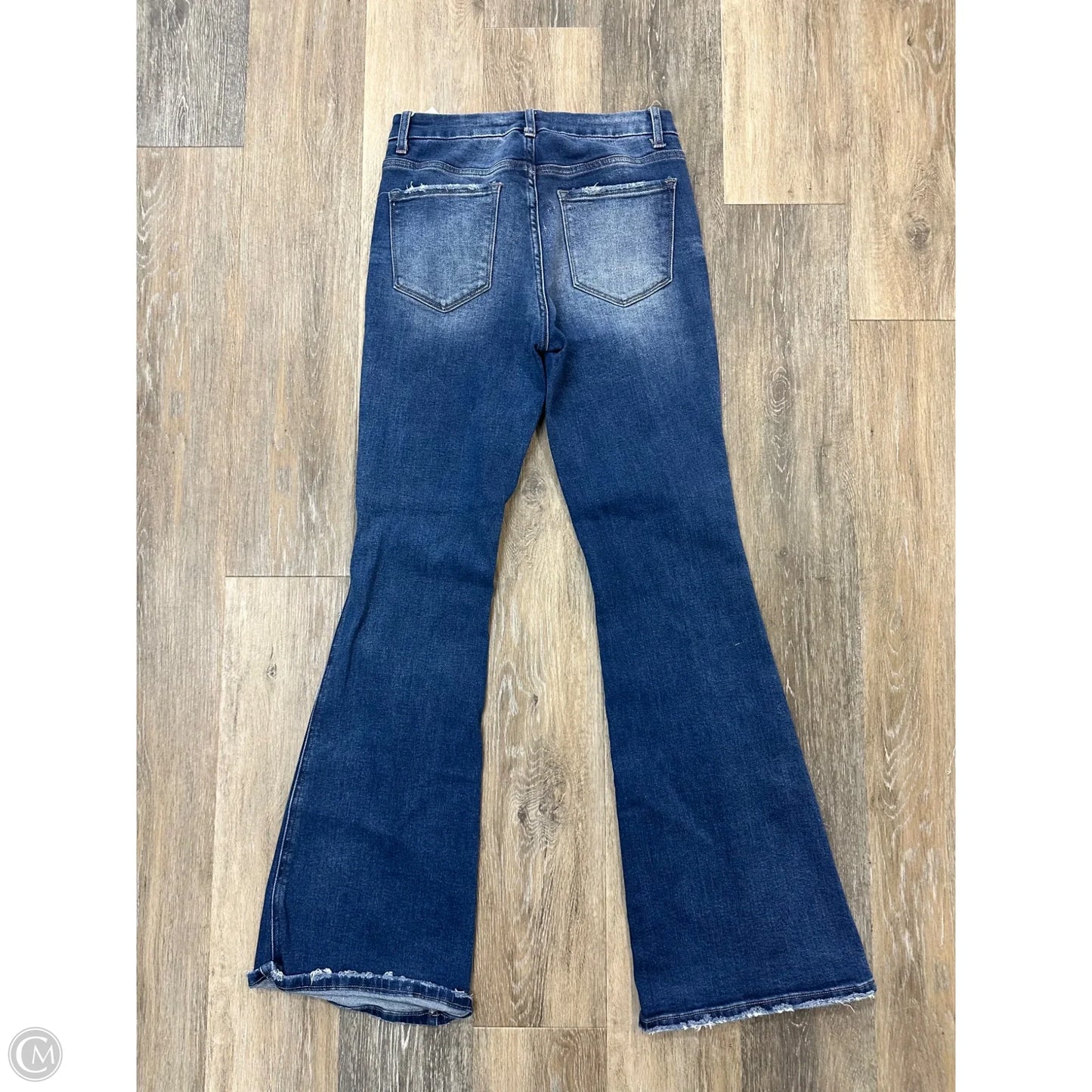 Jeans Boot Cut By Vervet In Blue Denim, Size: 4