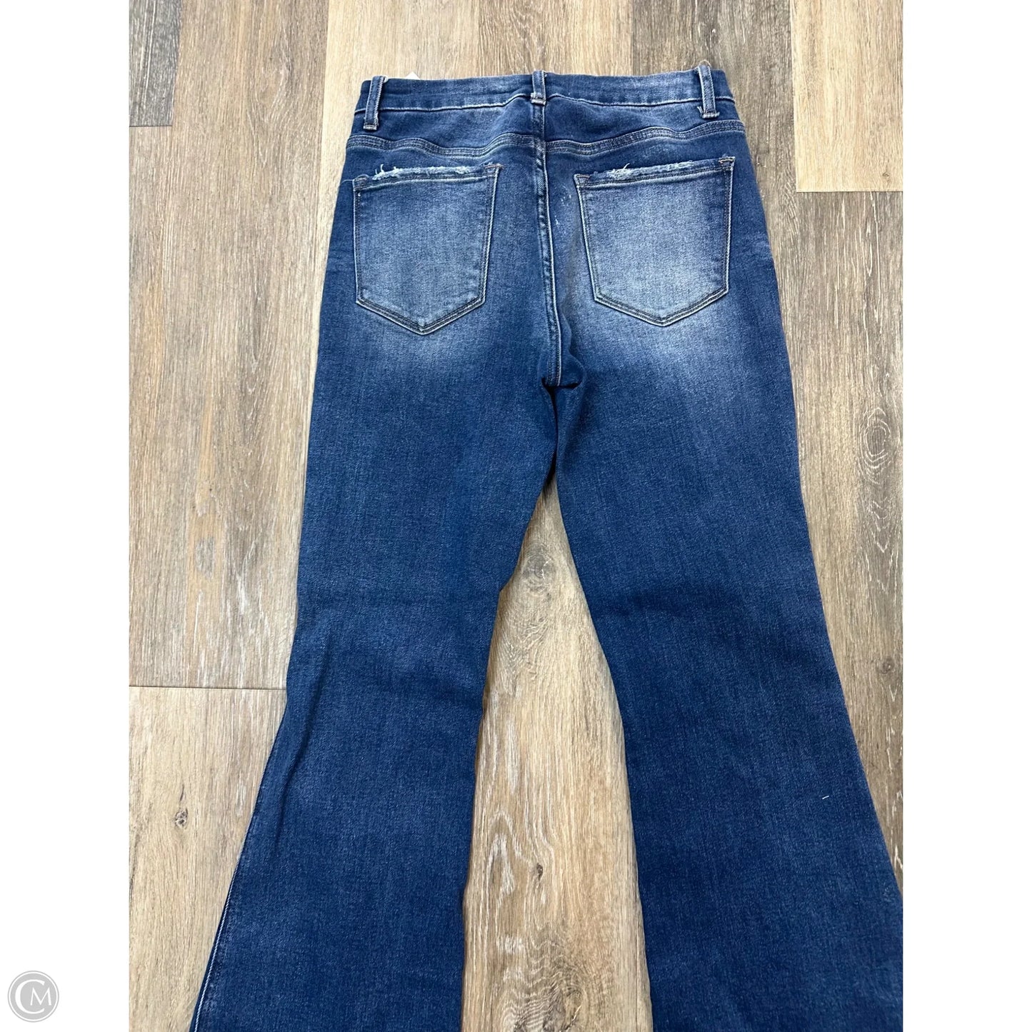 Jeans Boot Cut By Vervet In Blue Denim, Size: 4
