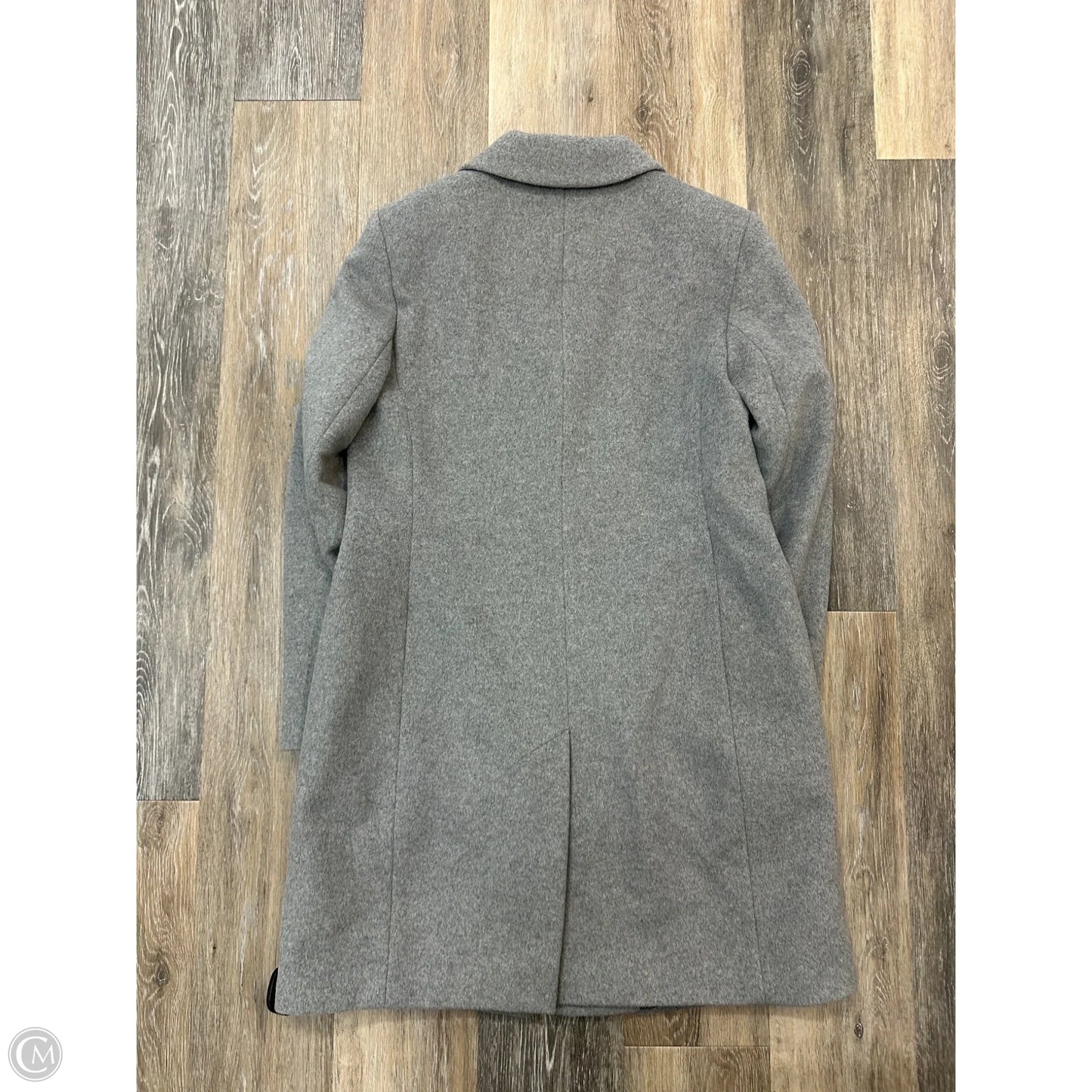 Coat Peacoat By Lauren By Ralph Lauren In Grey, Size: 8