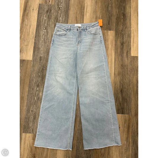 Jeans Wide Leg By Vervet In Blue Denim, Size: 12