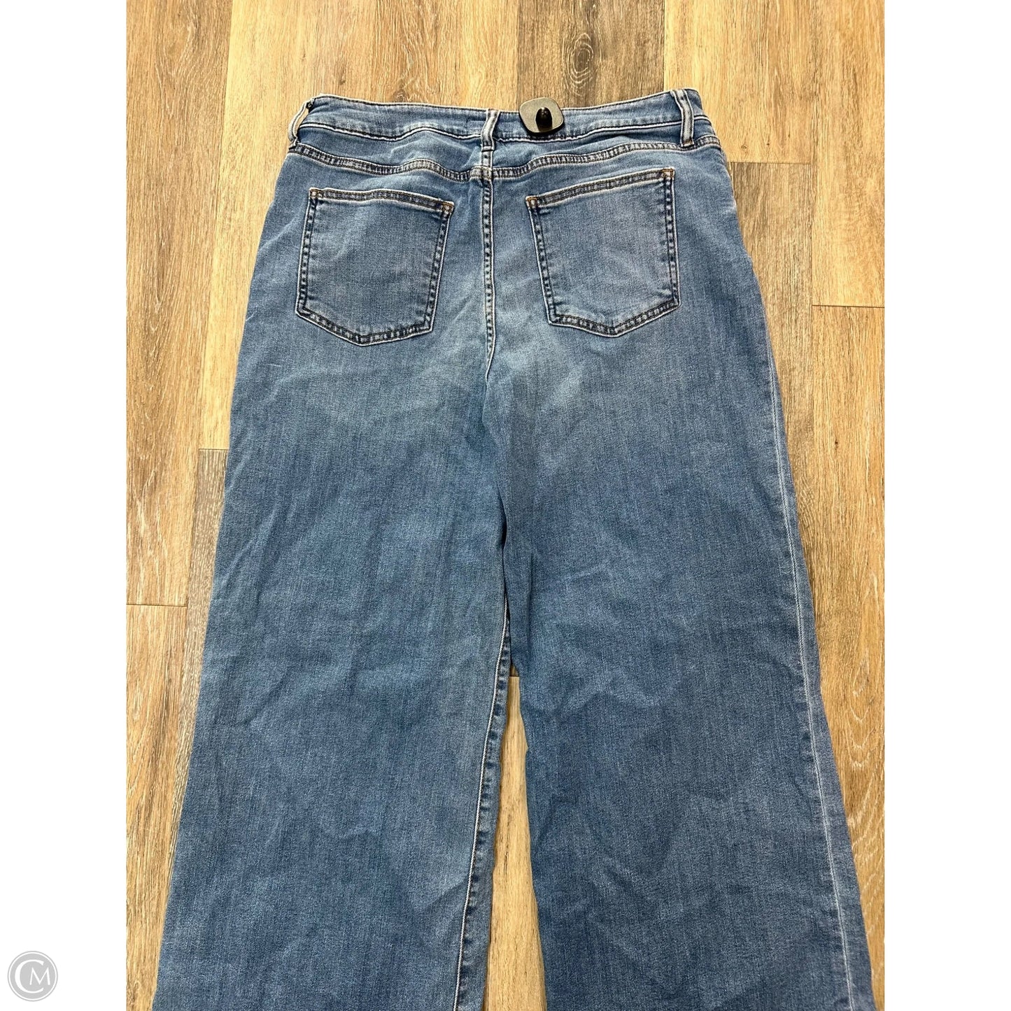 Jeans Wide Leg By Kut In Blue Denim, Size: 10