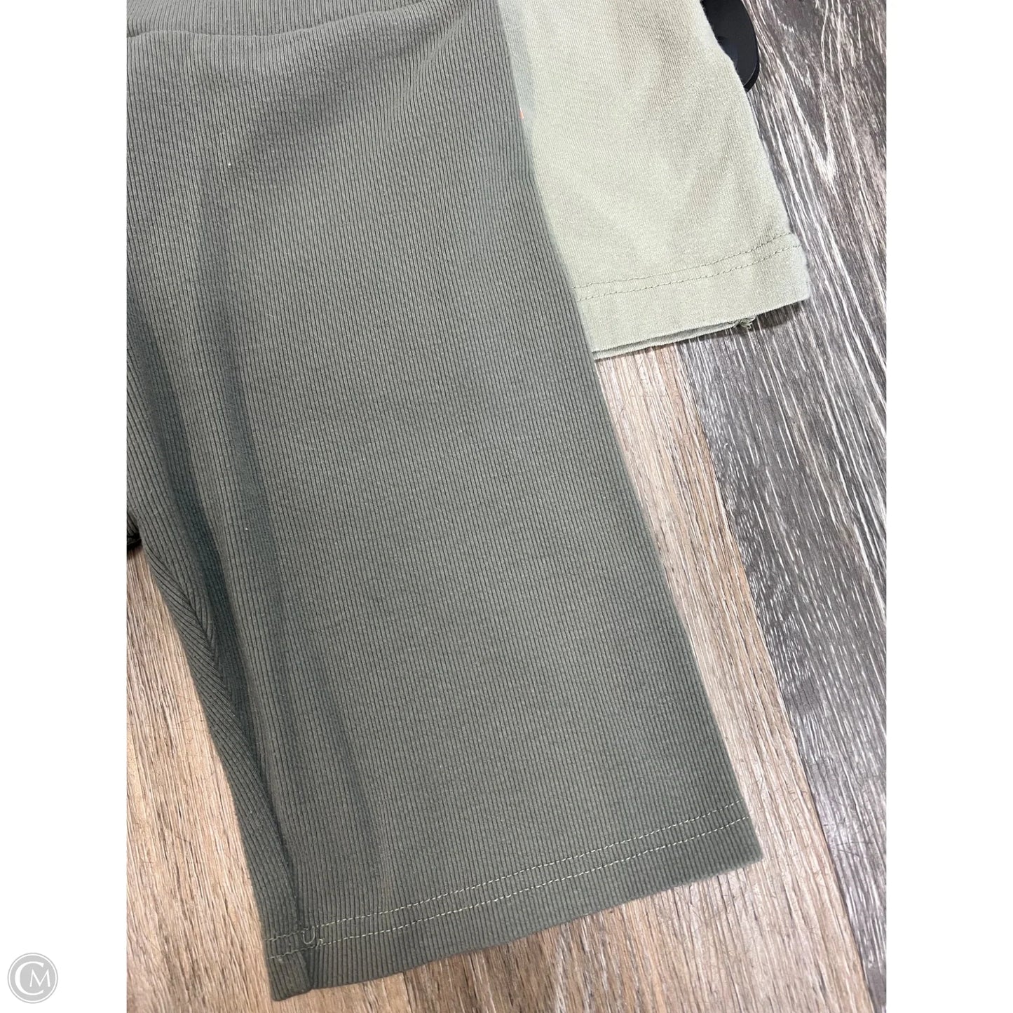 Lounge Set Shorts By Foxy Kind In Green, Size: S