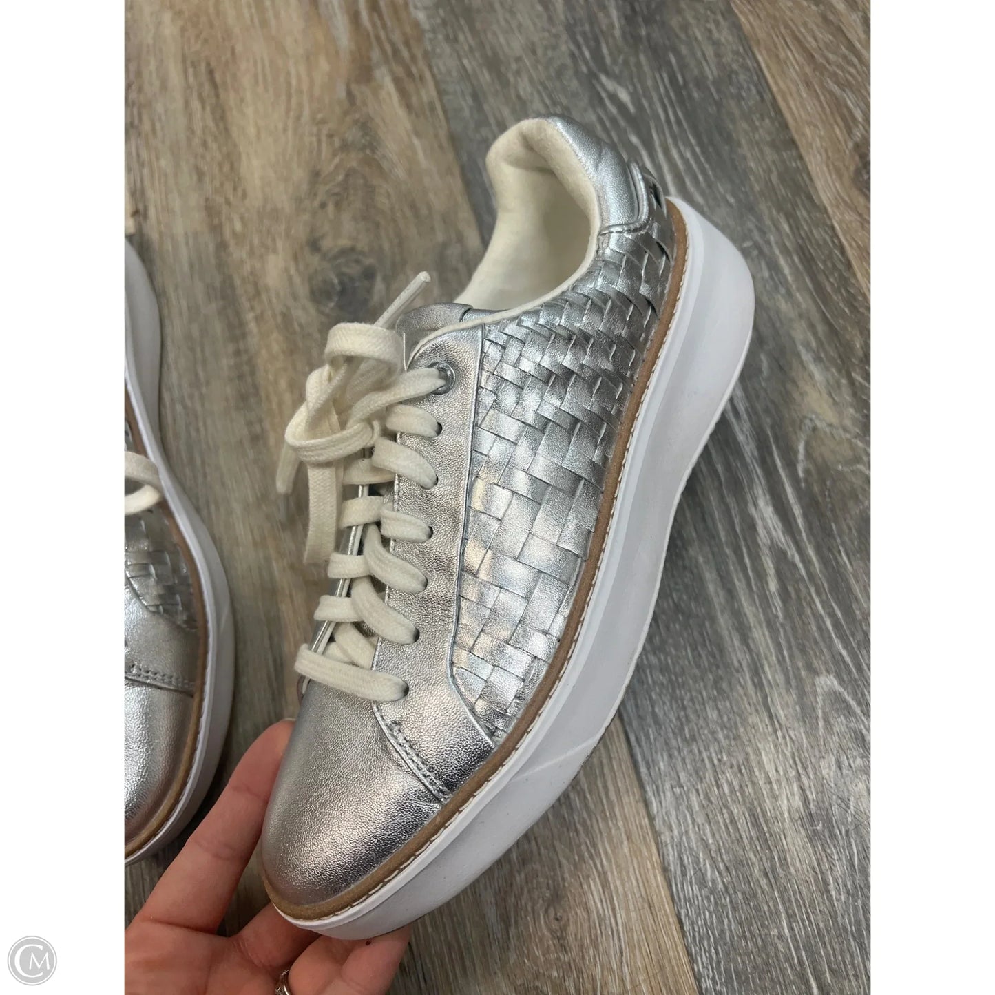 Shoes Sneakers By Cole-haan In Silver, Size: 7
