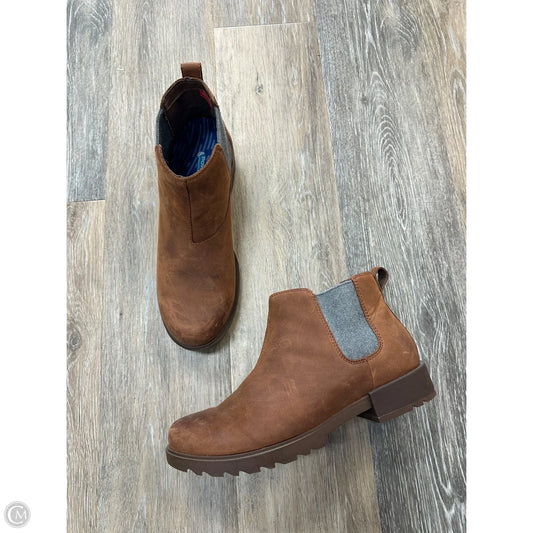 Boots Ankle Flats By Sorel In Brown, Size: 9.5