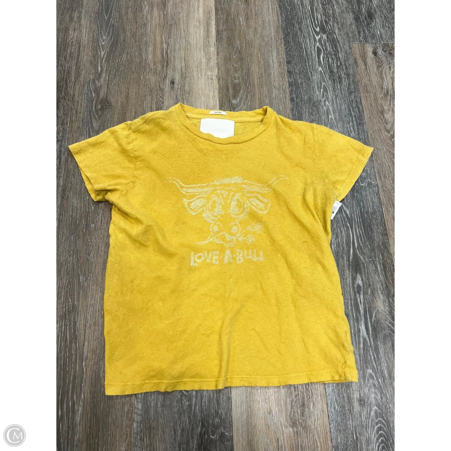 Top Short Sleeve By Mother In Yellow, Size: S
