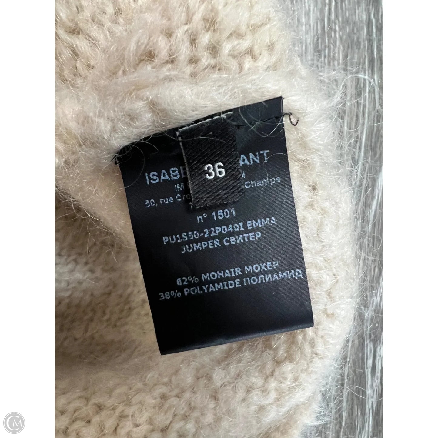 Sweater Designer By Isabel Marant In Cream, Size: S