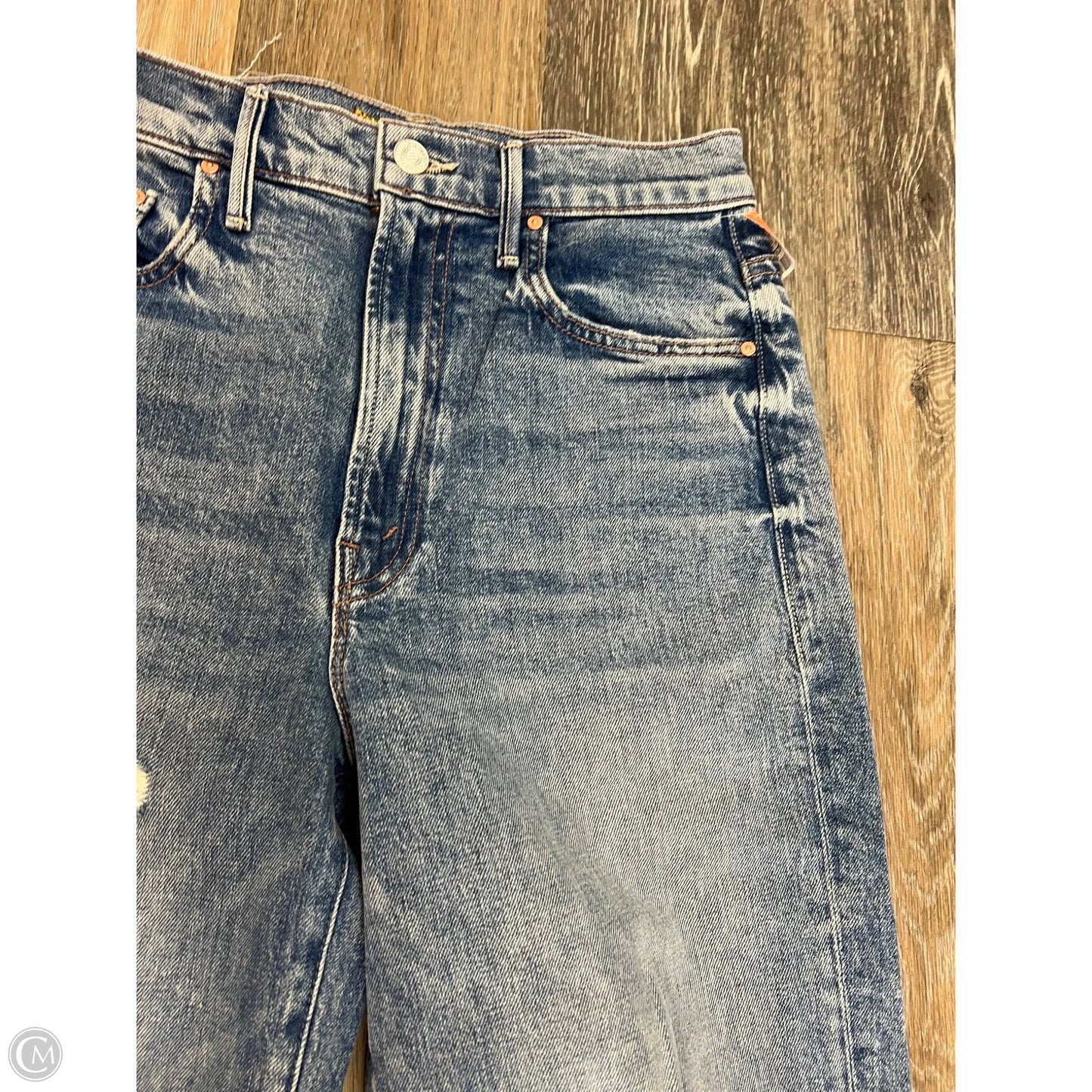 Jeans Wide Leg By Mother In Blue Denim, Size: 2/26