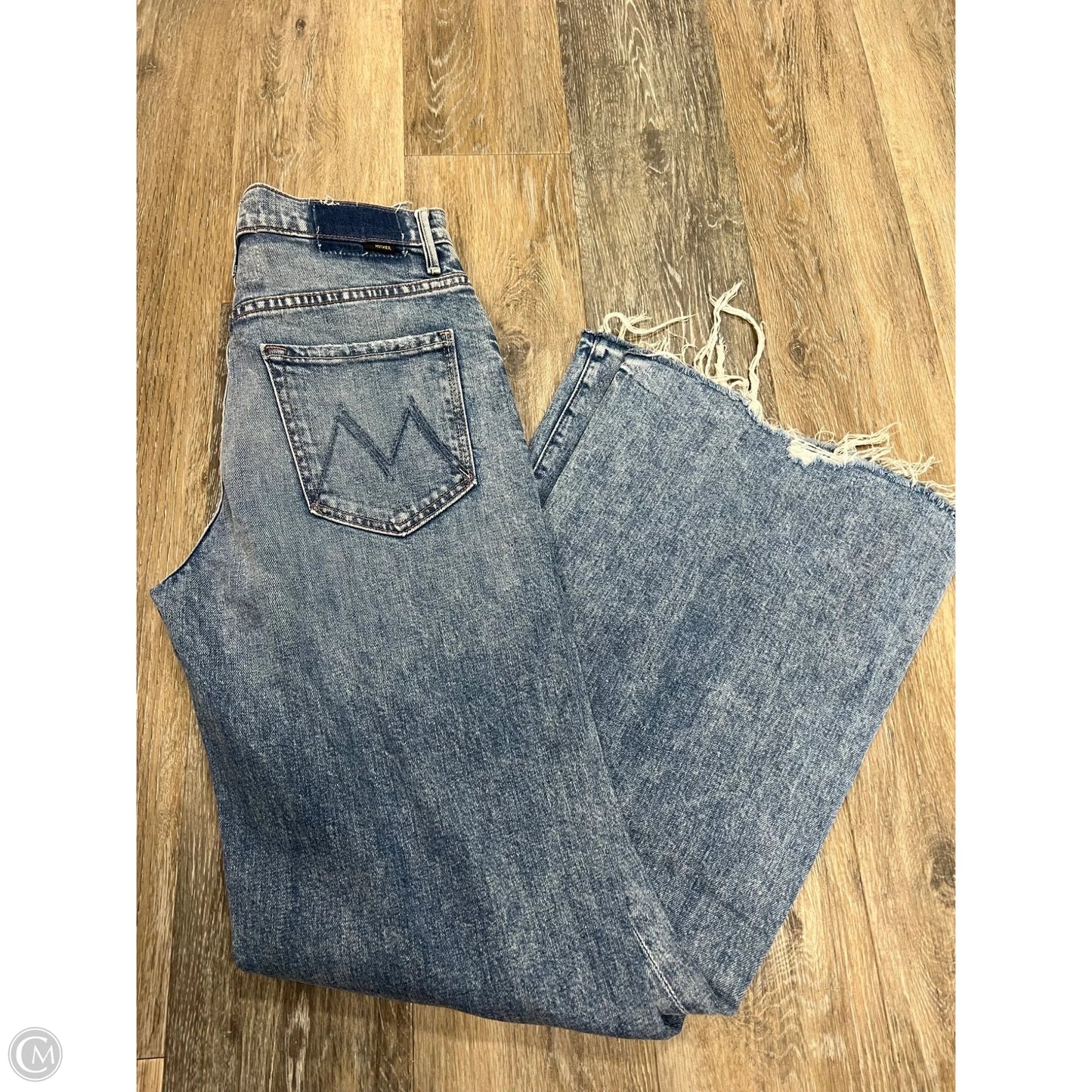 Jeans Wide Leg By Mother In Blue Denim, Size: 2/26