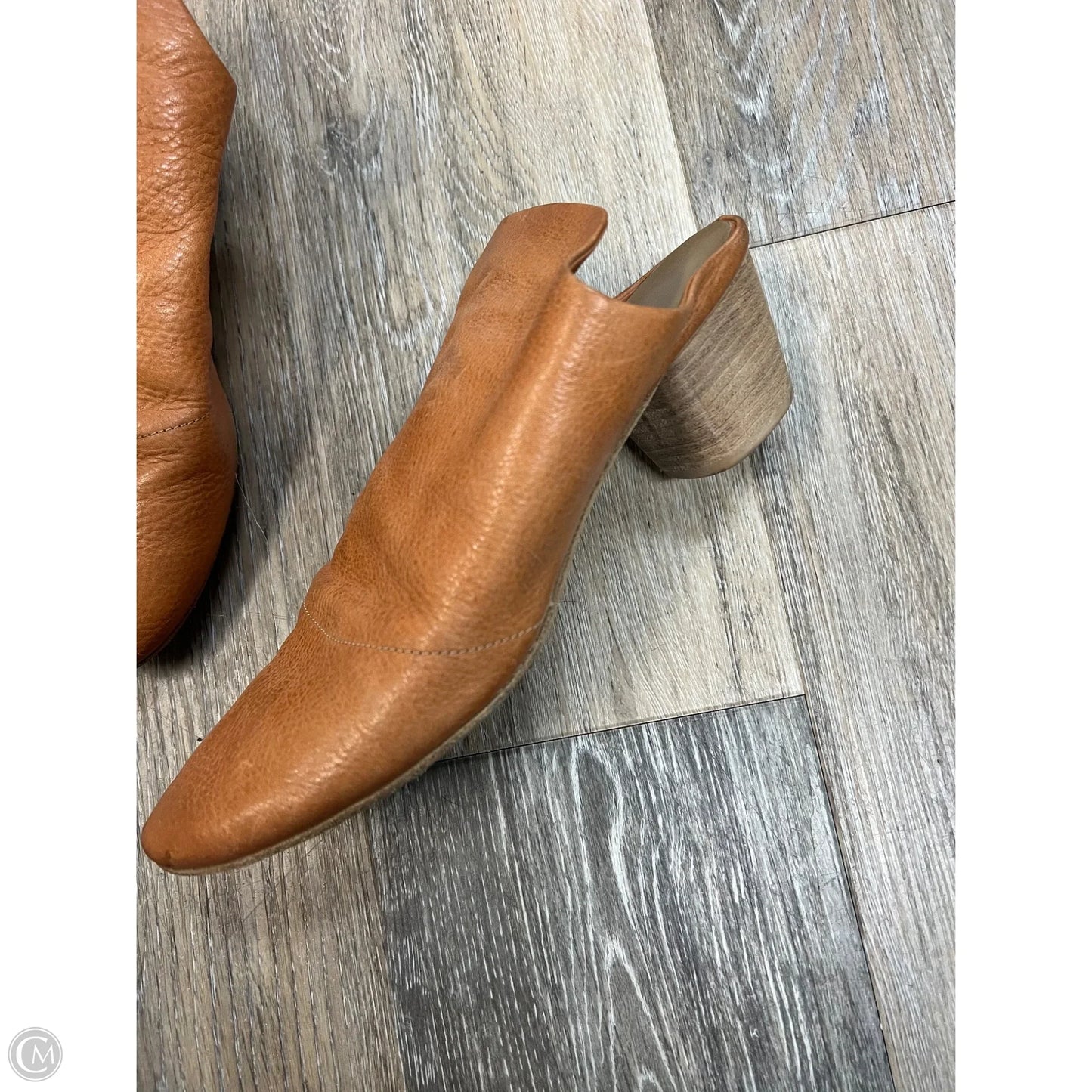 Shoes Heels Block By Marsell In Tan, Size: 7.5 (37.5)