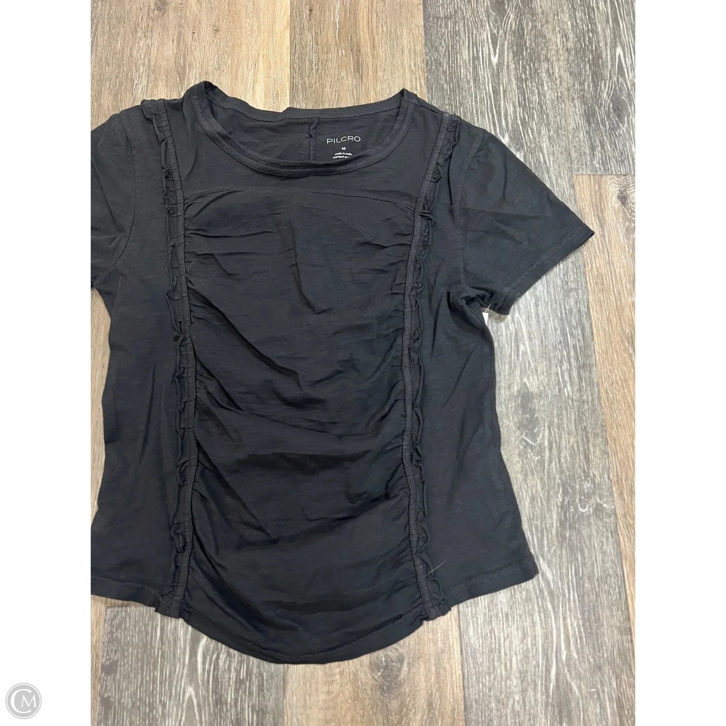 Top Short Sleeve By Pilcro In Grey, Size: M