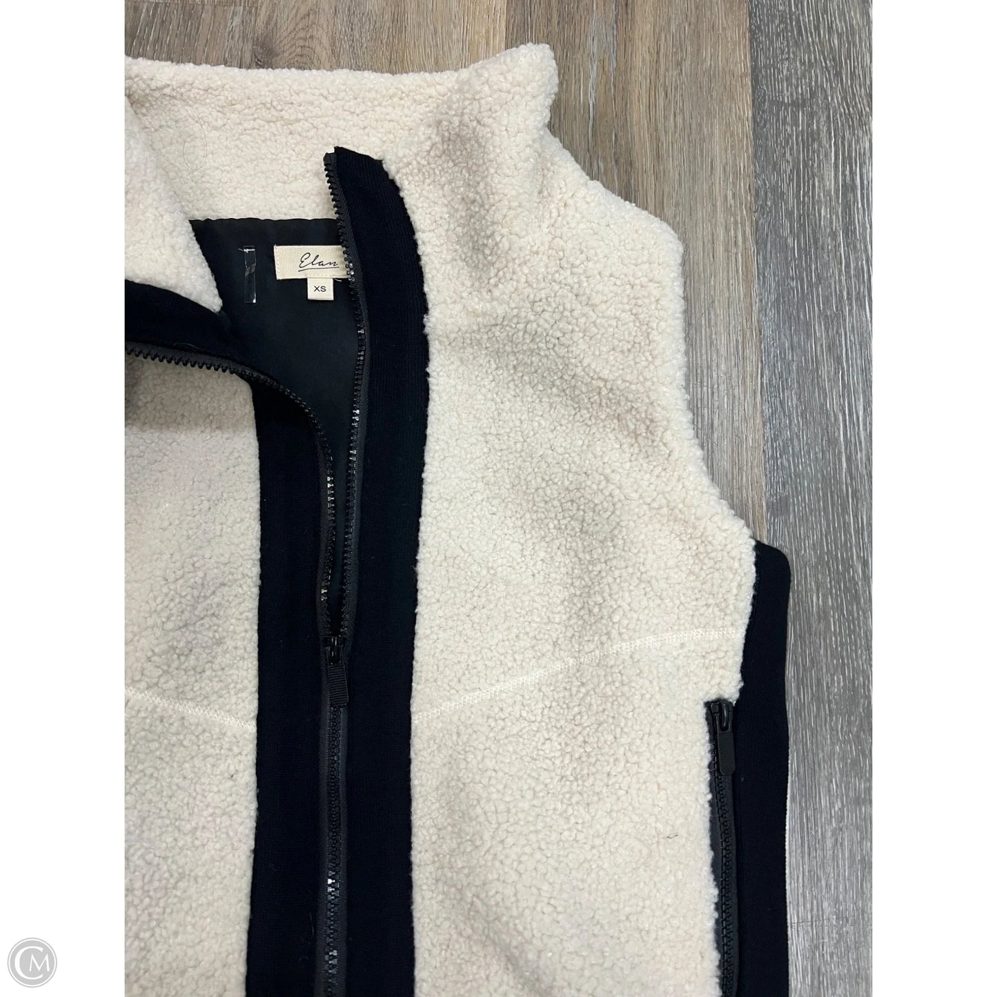 Vest Fleece By Elan In Cream, Size: Xs