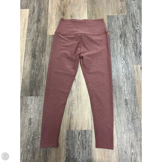 Athletic Leggings By Beyond Yoga In Mauve, Size: Xl