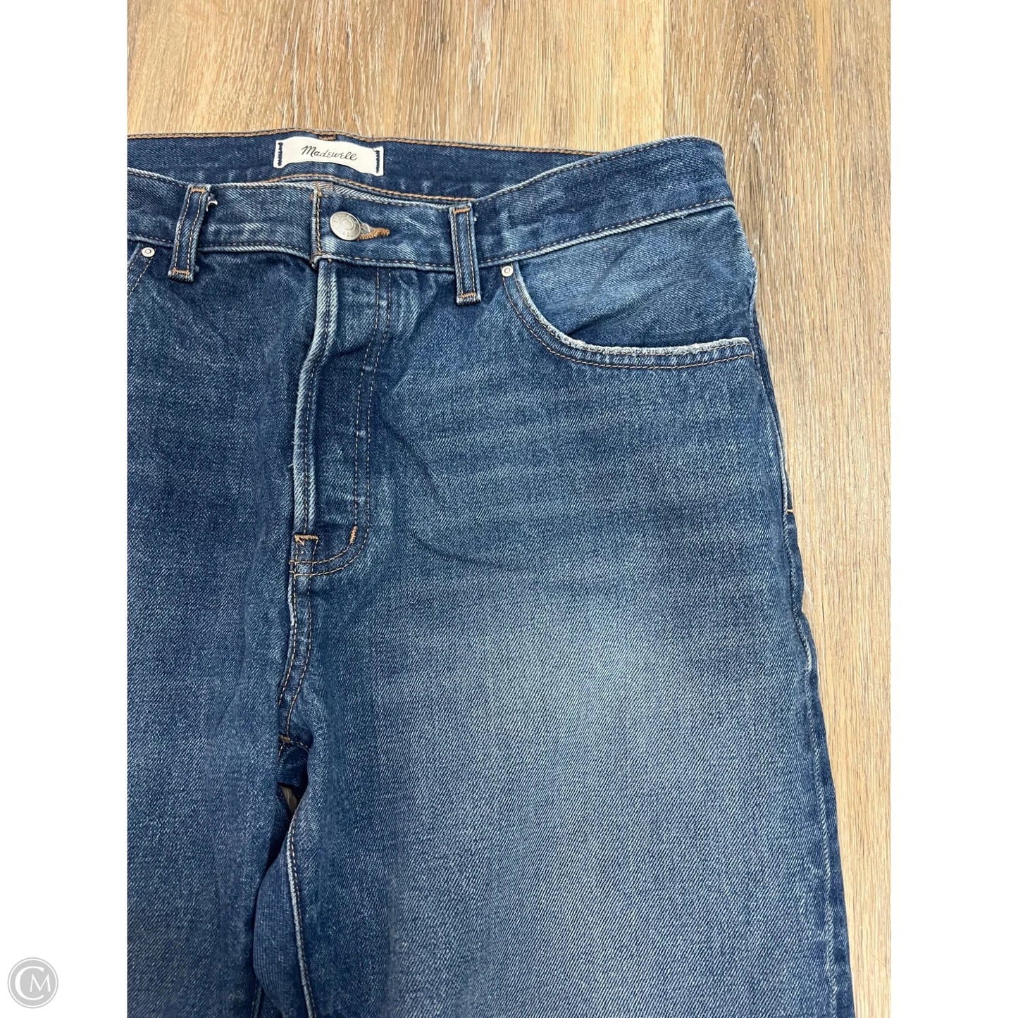 Jeans Straight By Madewell In Blue Denim, Size: 8/29