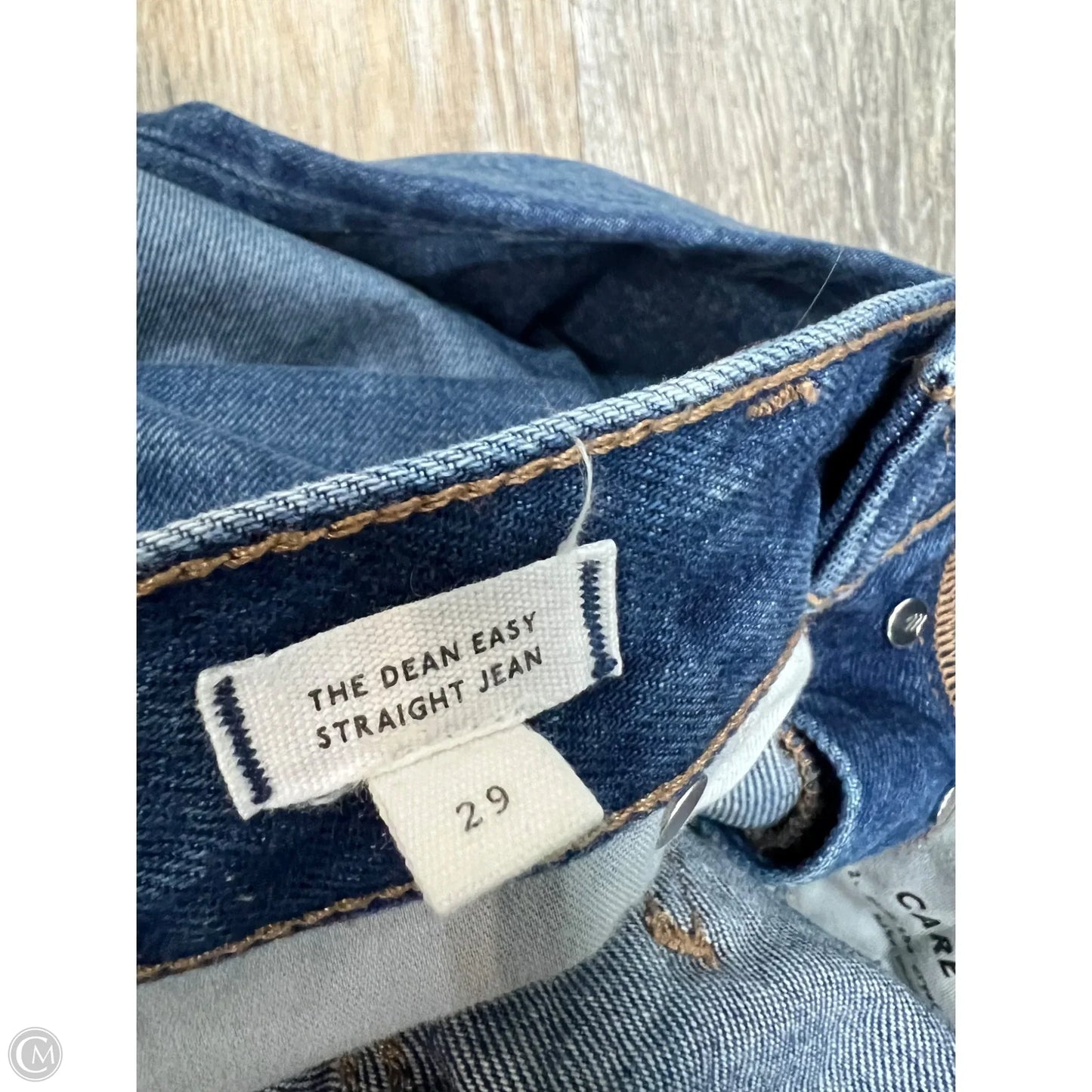 Jeans Straight By Madewell In Blue Denim, Size: 8/29