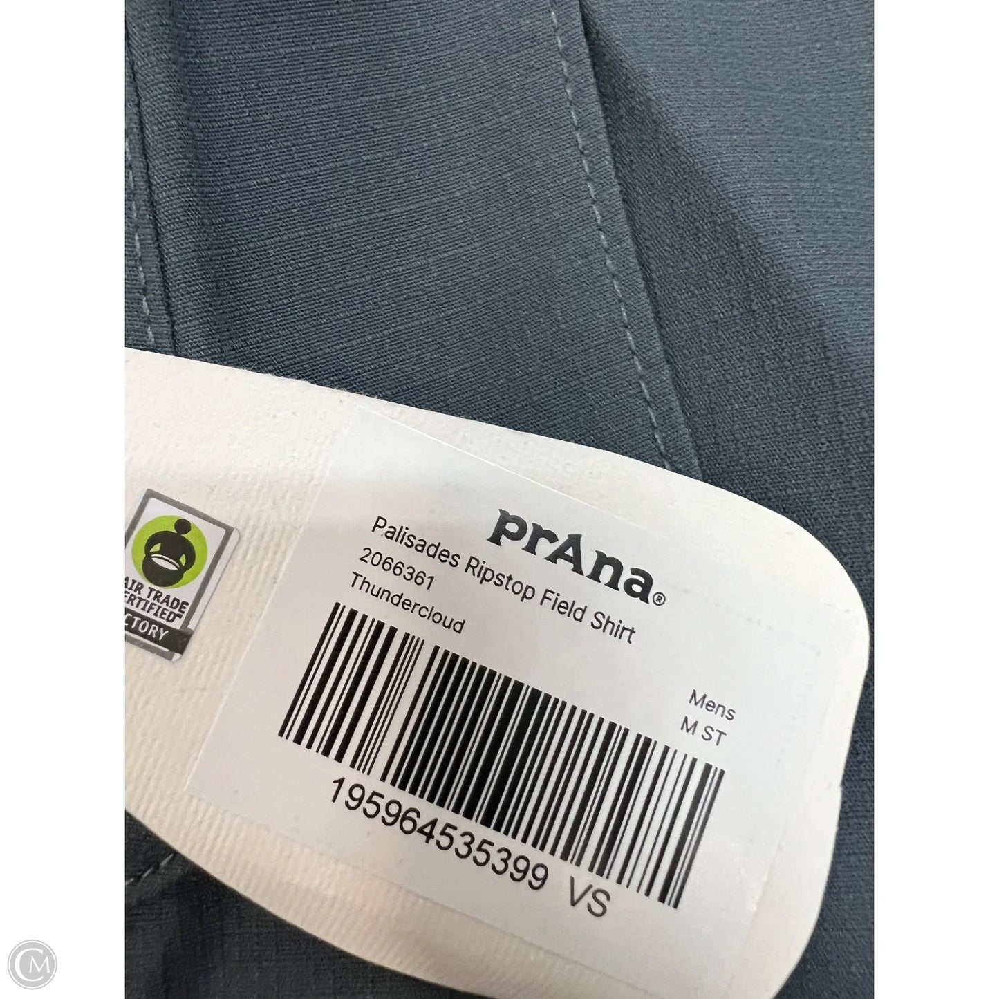 Blouse Long Sleeve By Prana In Blue, Size: M