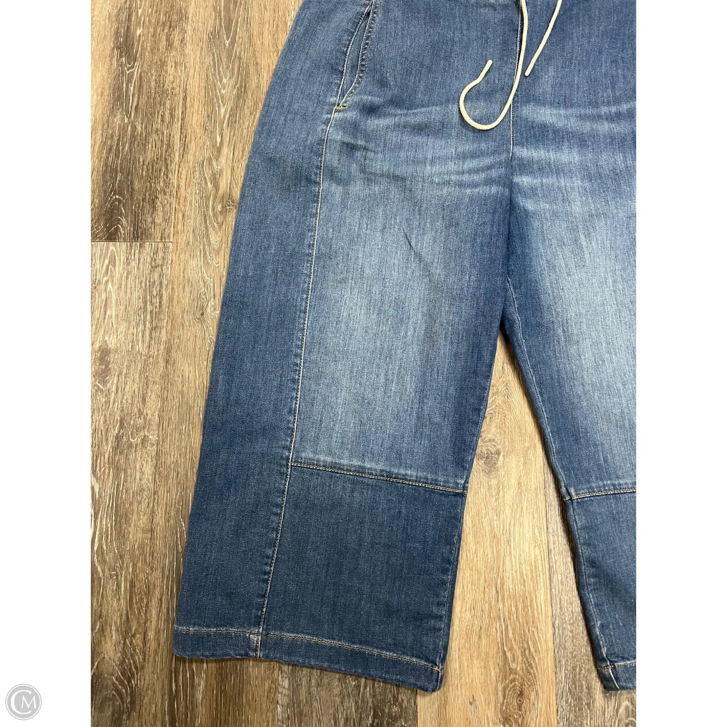 Jeans Cropped By Pilcro In Blue Denim, Size: Xlp