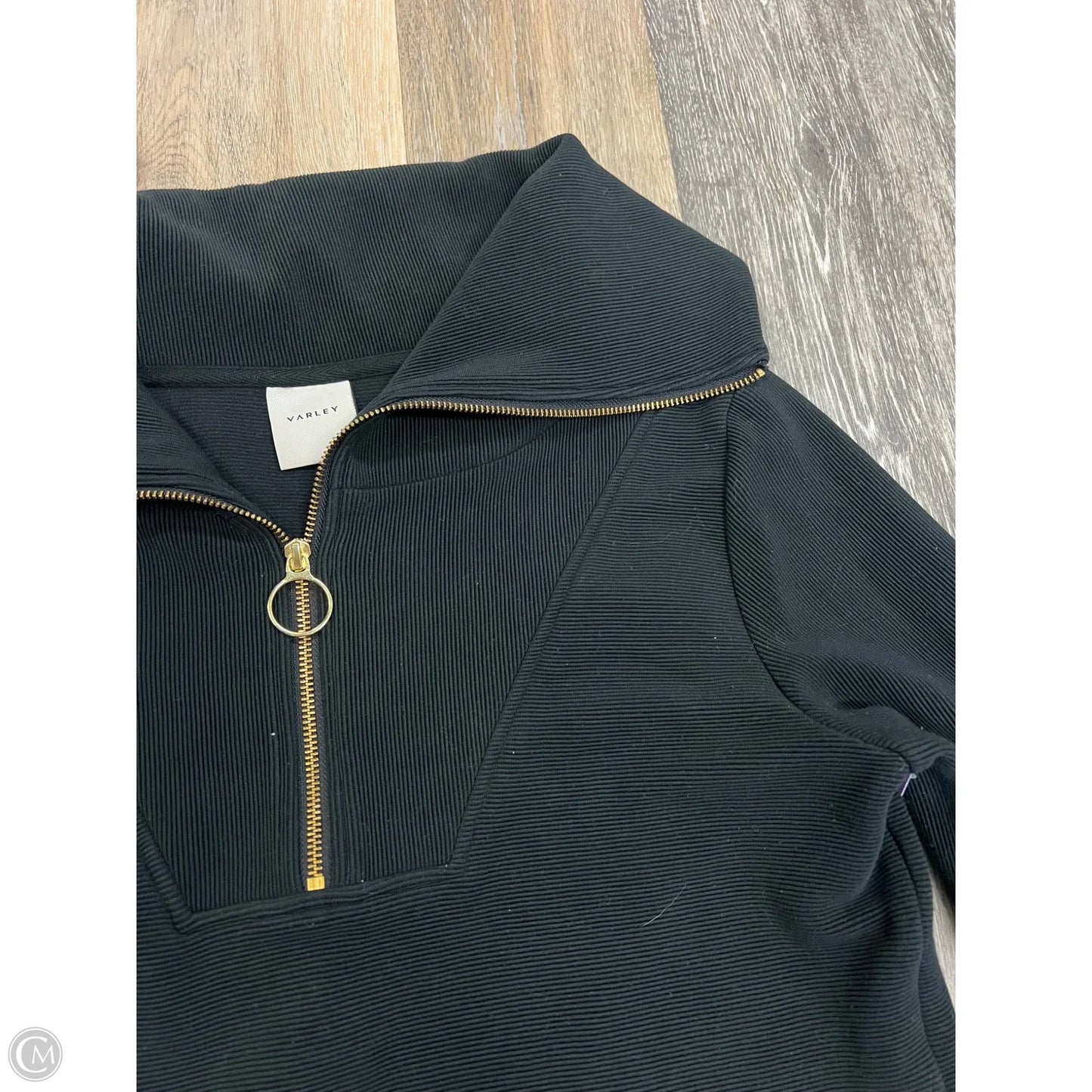 Sweatshirt Collar By Varley In Black, Size: Xs