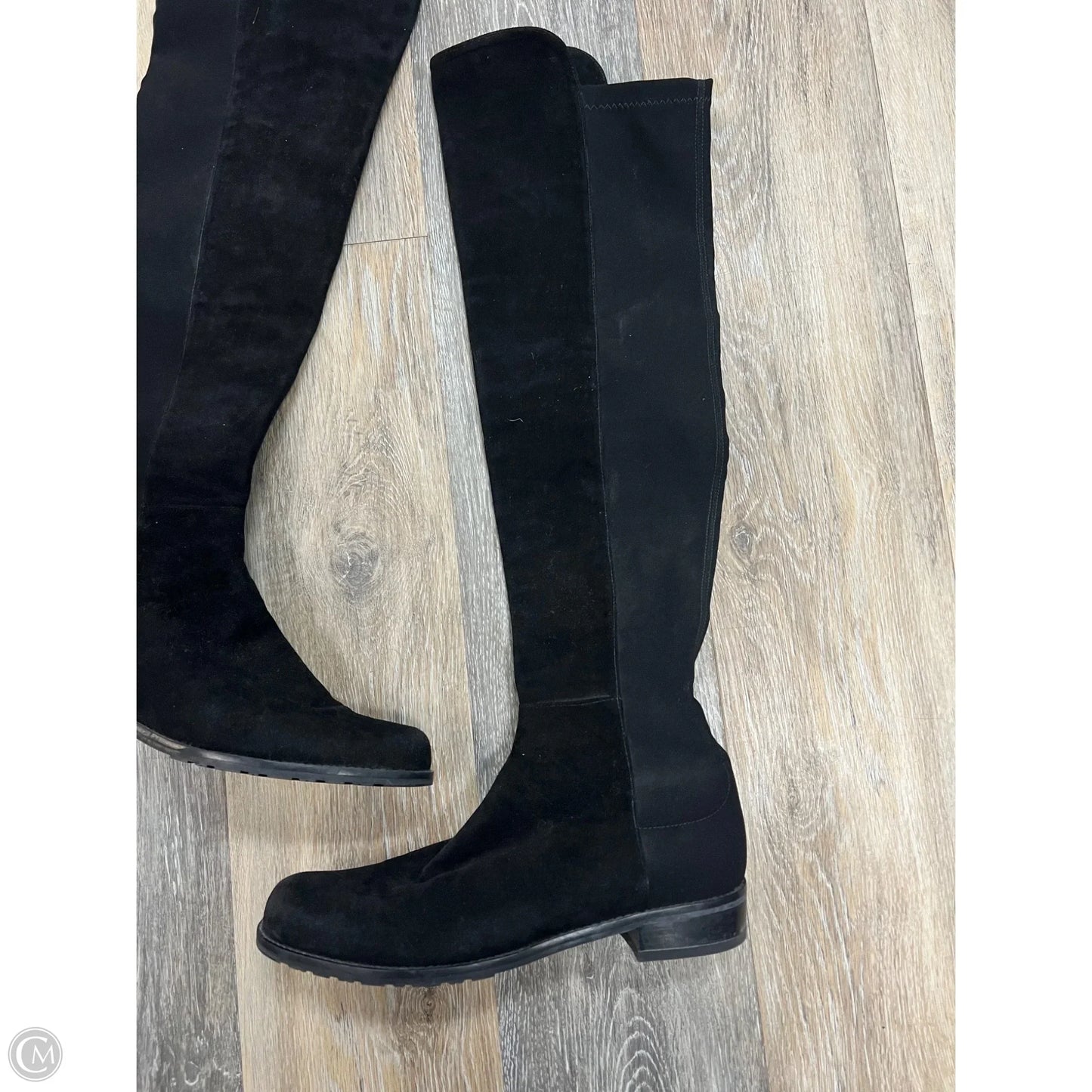 Boots Designer By Stuart Weitzman In Black, Size: 8