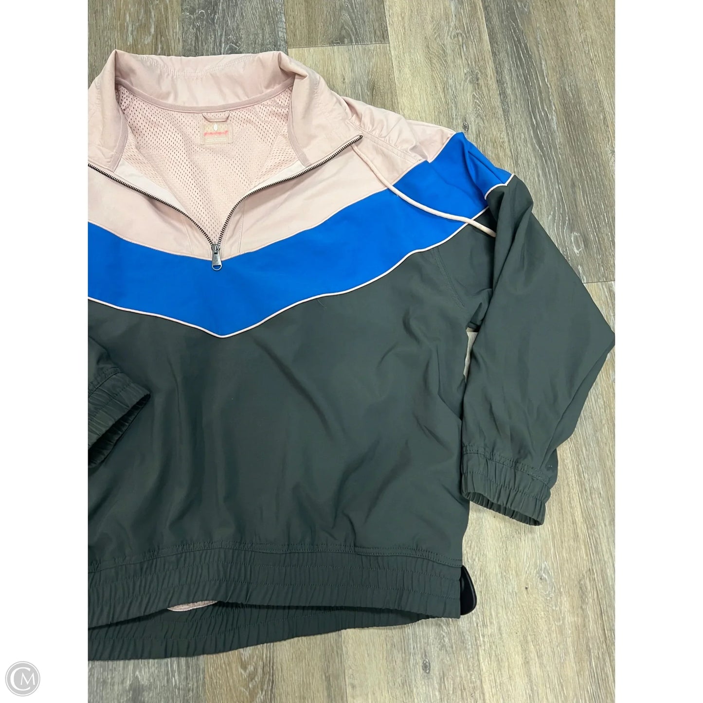 Jacket Windbreaker By Free People In Pink, Size: L