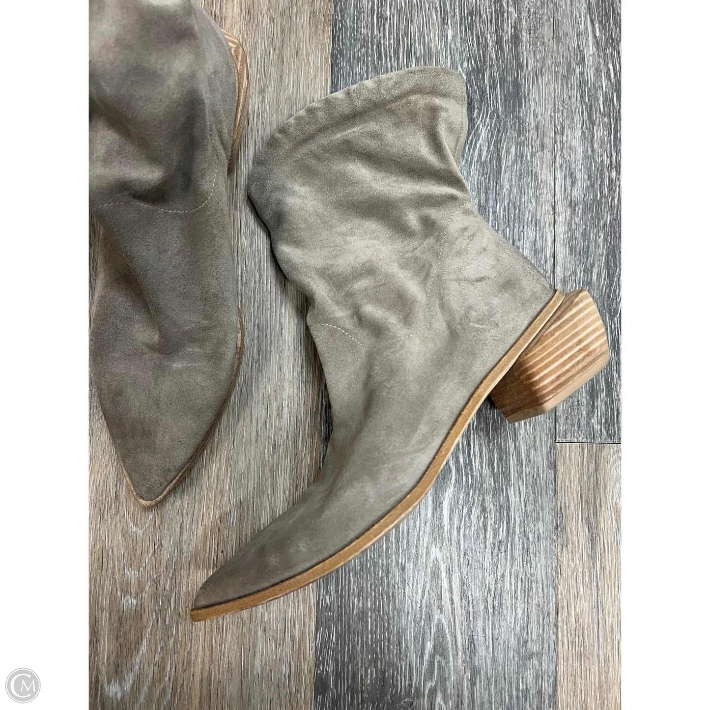 Boots Designer By MARSELL In Taupe, Size: 7.5