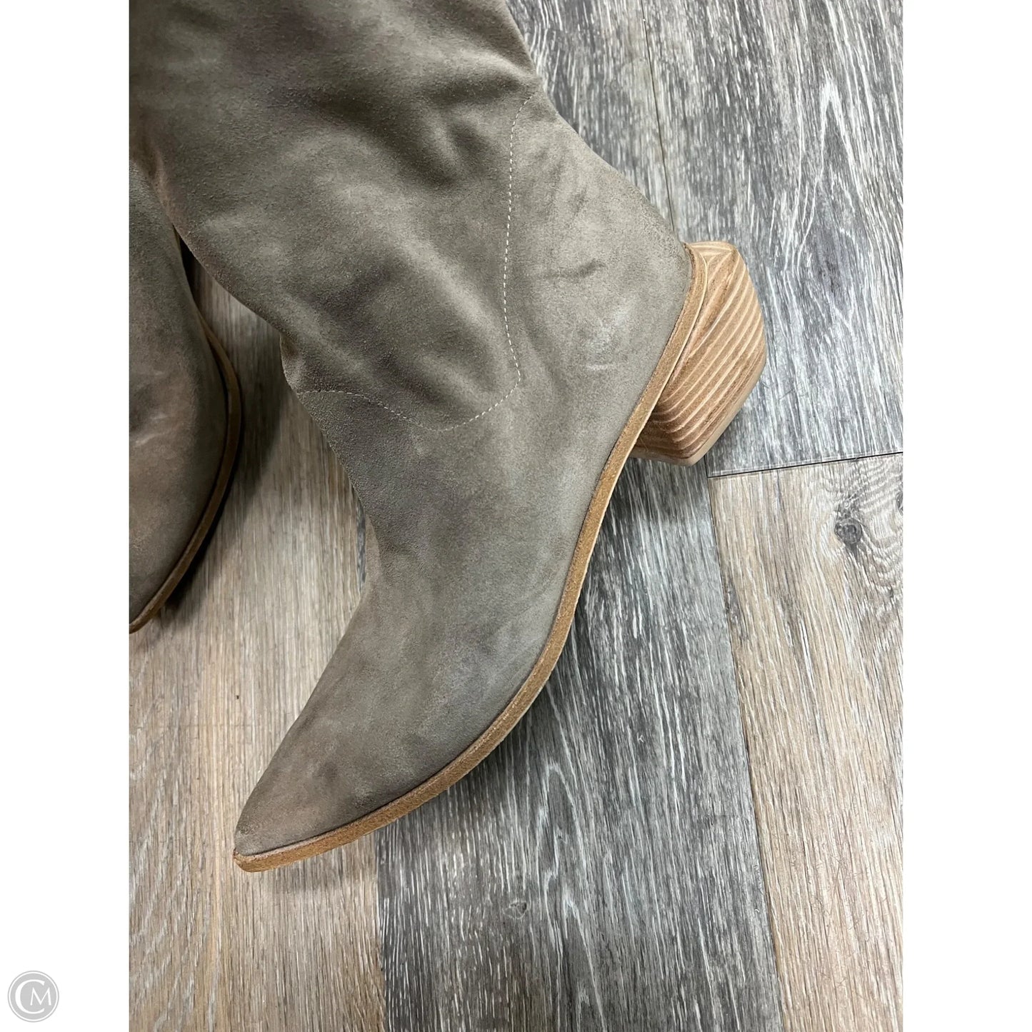 Boots Designer By MARSELL In Taupe, Size: 7.5