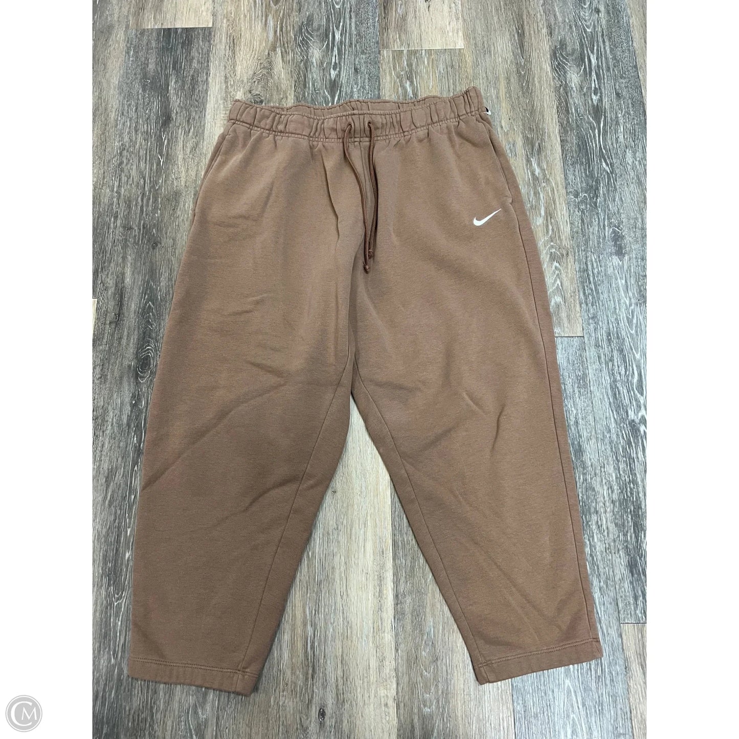 Athletic Pants By Nike Apparel In Tan, Size: 1x
