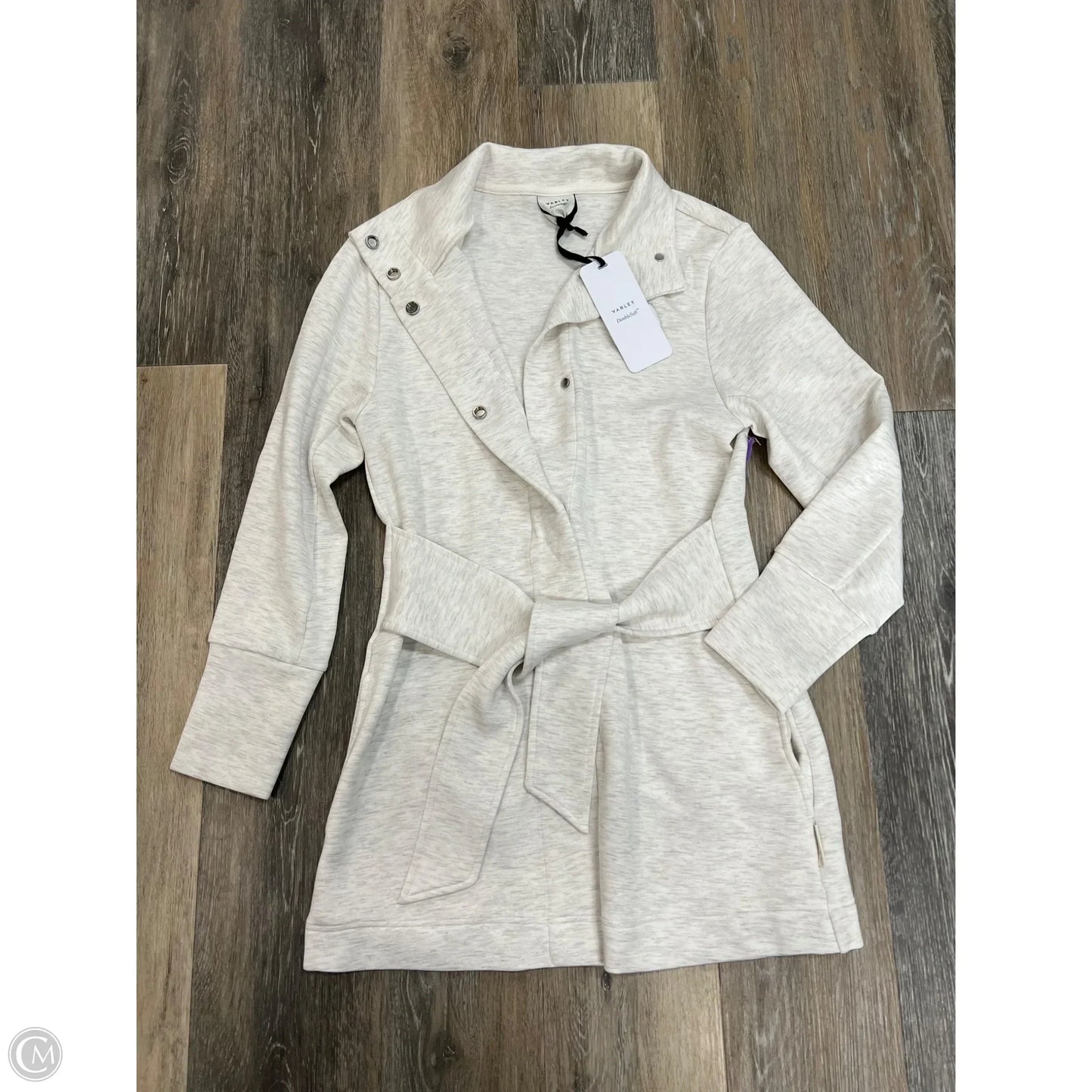 Athletic Jacket By Varley In Ivory, Size: Xs