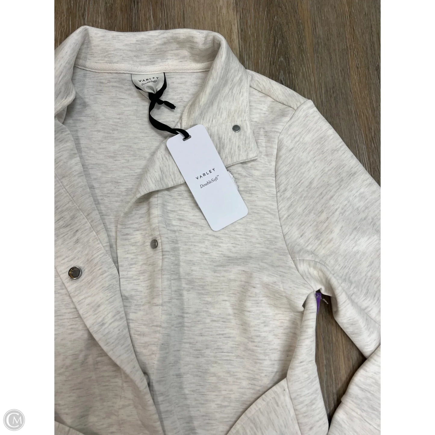 Athletic Jacket By Varley In Ivory, Size: Xs