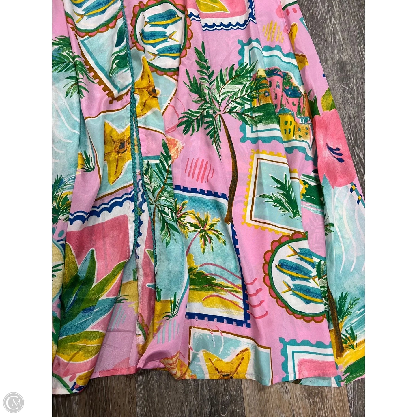 Dress Casual Maxi By True Destination In Tropical Print, Size: Xs