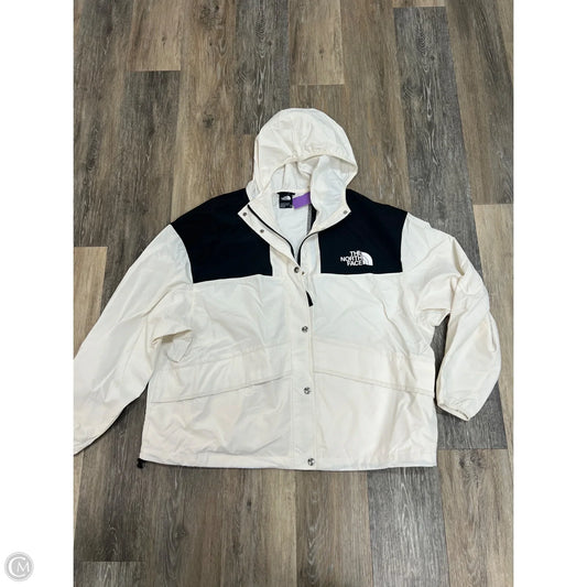 Athletic Jacket By The North Face In Black & Cream, Size: Xxl