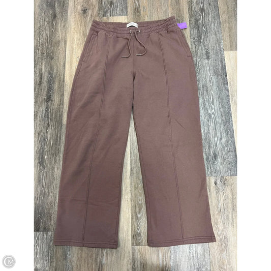 Athletic Pants By Abercrombie And Fitch In Brown, Size: L